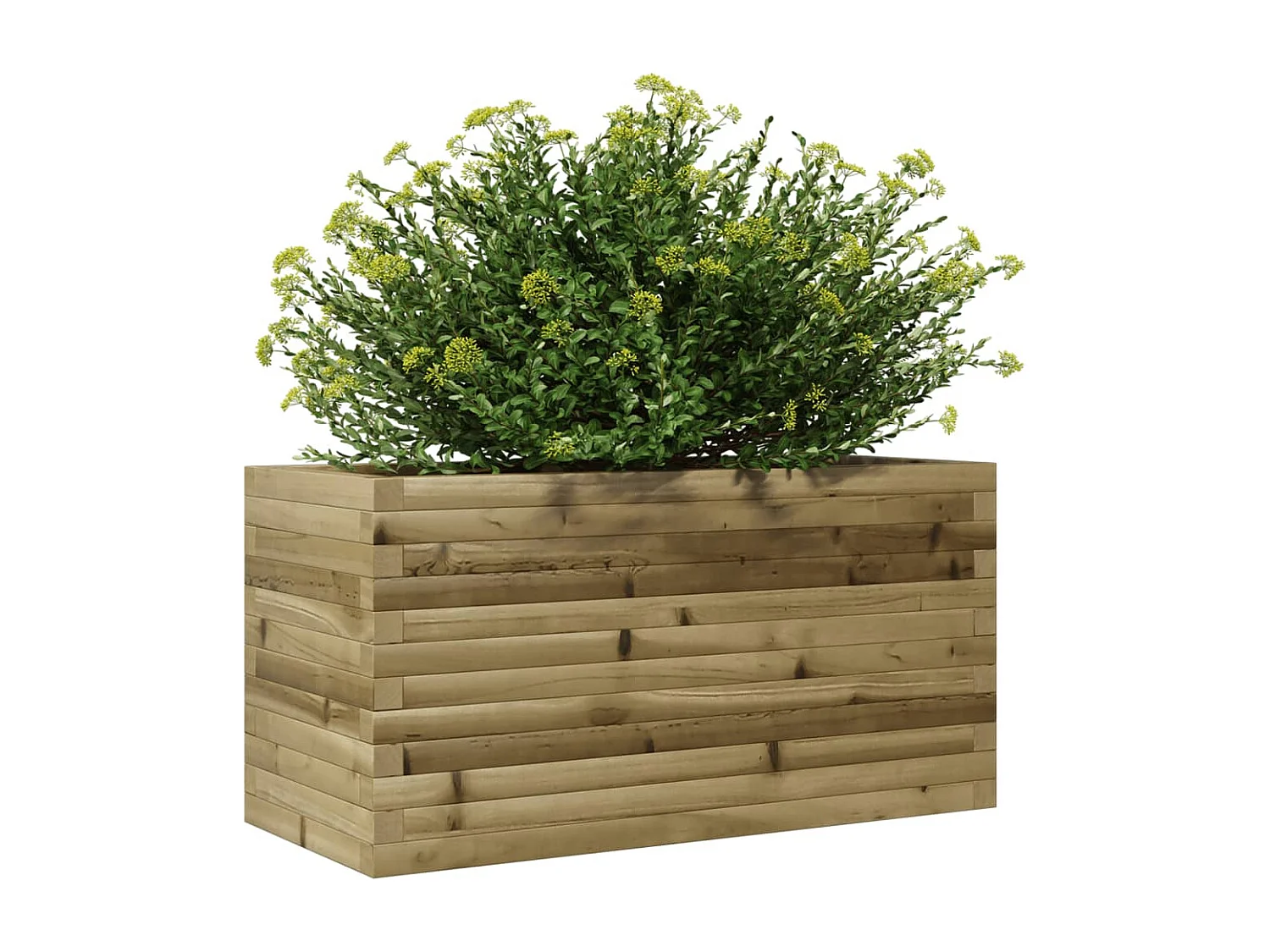 Jardinière 90x40x45,5 cm bois de pin imprégné FR25675