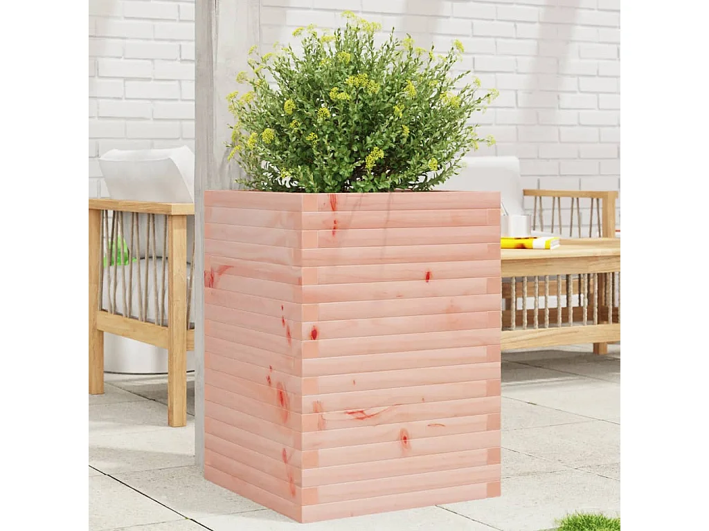 Jardinière 50x50x68,5 cm bois massif de douglas FR91820