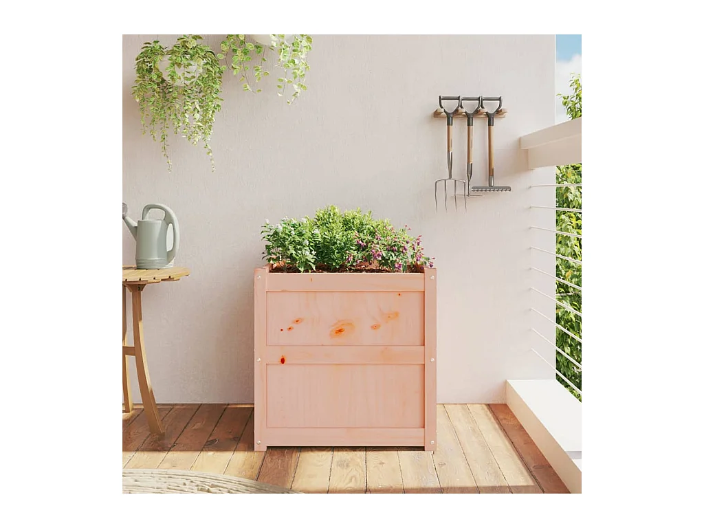 Jardinière 60x60x60 cm bois massif douglas FR83559