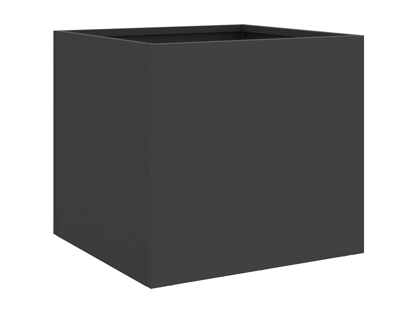 Jardinière noir 32x30x29 cm acier laminé à froid FR91262