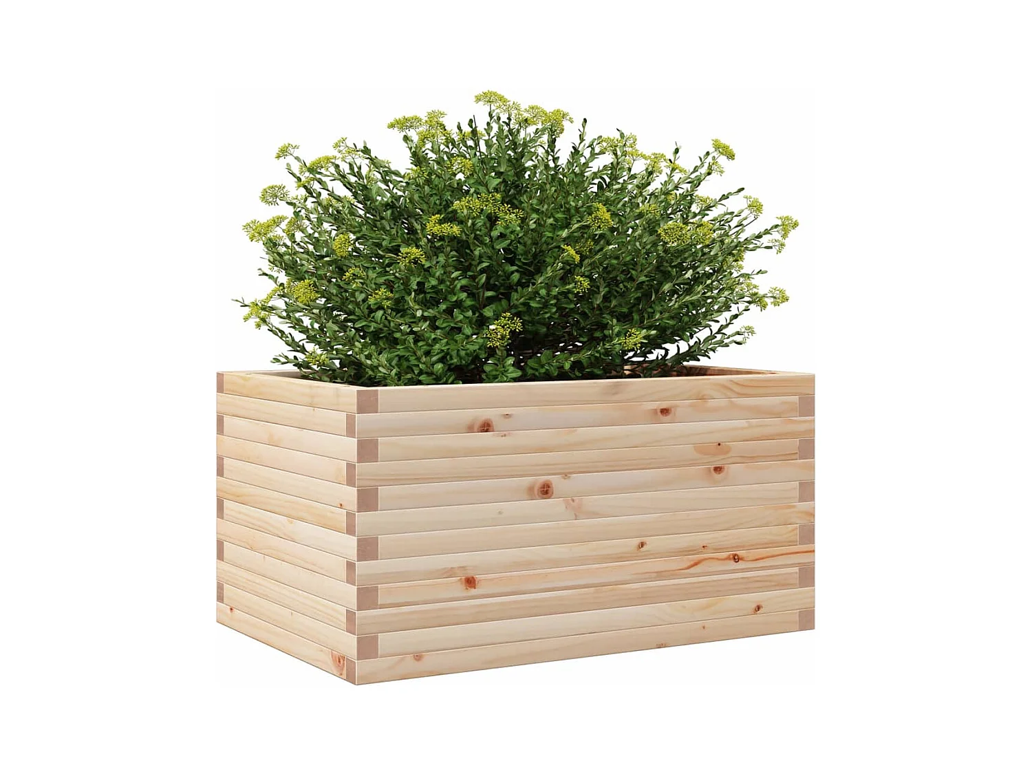 Jardinière 90x60x46 cm bois de pin massif FR40673