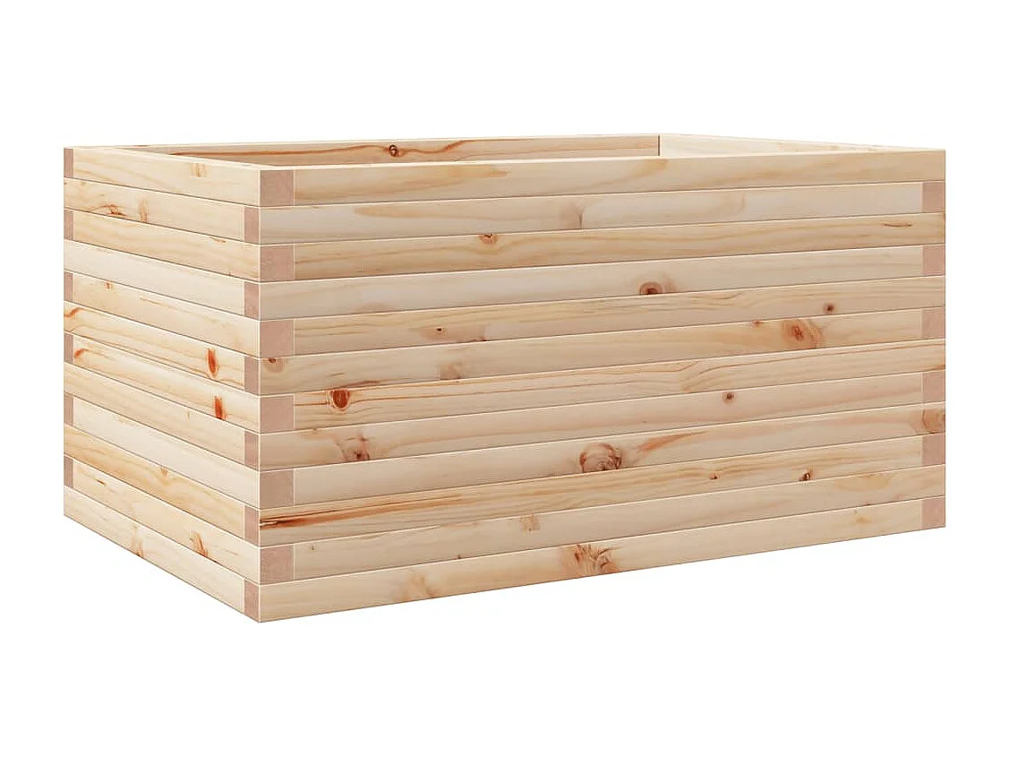 Jardinière 90x60x46 cm bois de pin massif FR40673