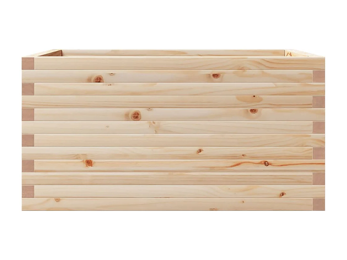 Jardinière 90x60x46 cm bois de pin massif FR40673