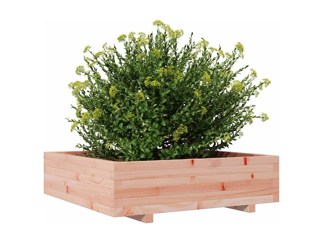 Jardinière 90x90x26,5 cm bois massif douglas FR55336
