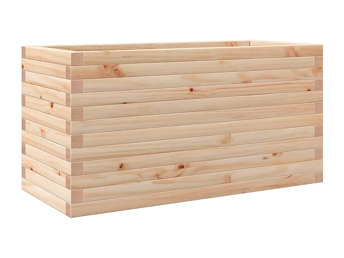 Jardinière 90x40x45,5 cm bois de pin massif FR71425