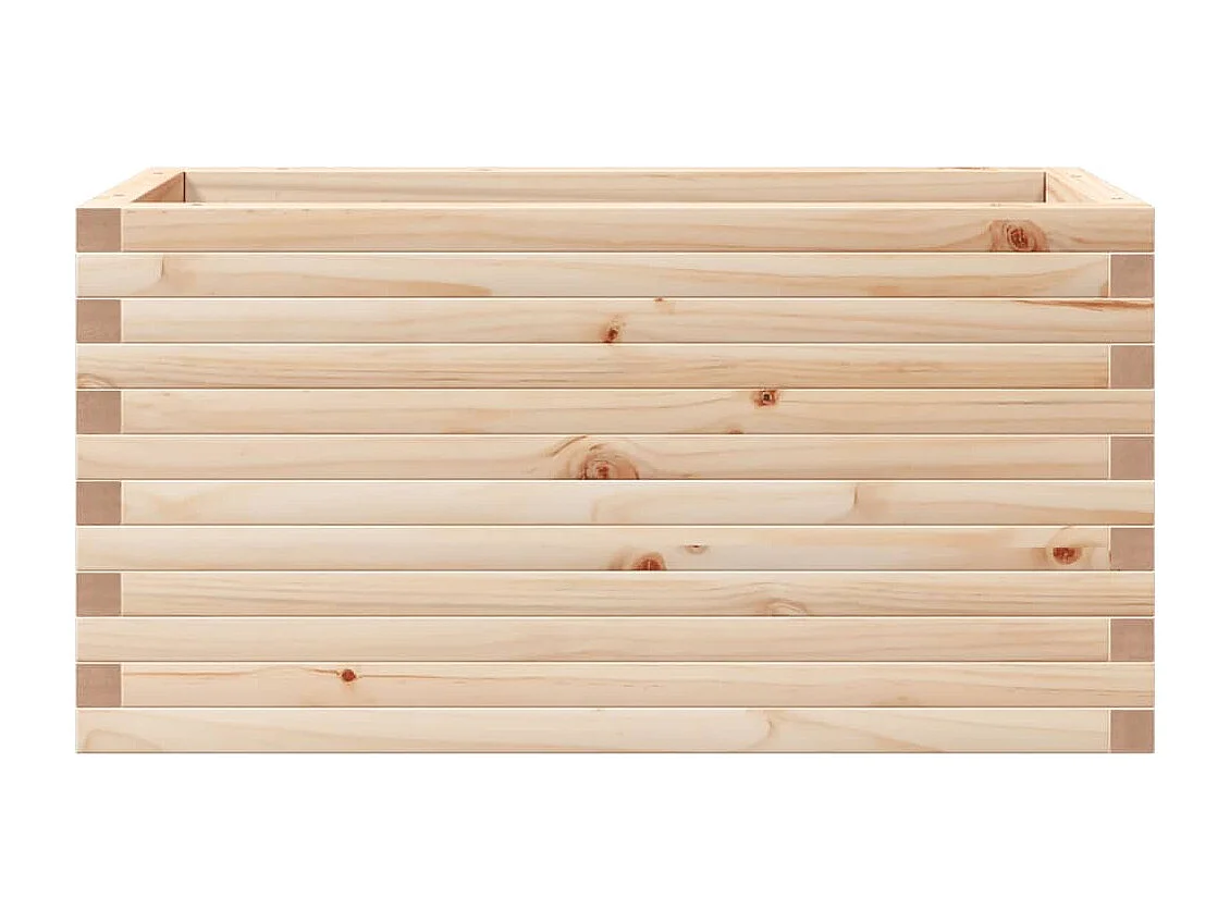 Jardinière 90x40x45,5 cm bois de pin massif FR71425