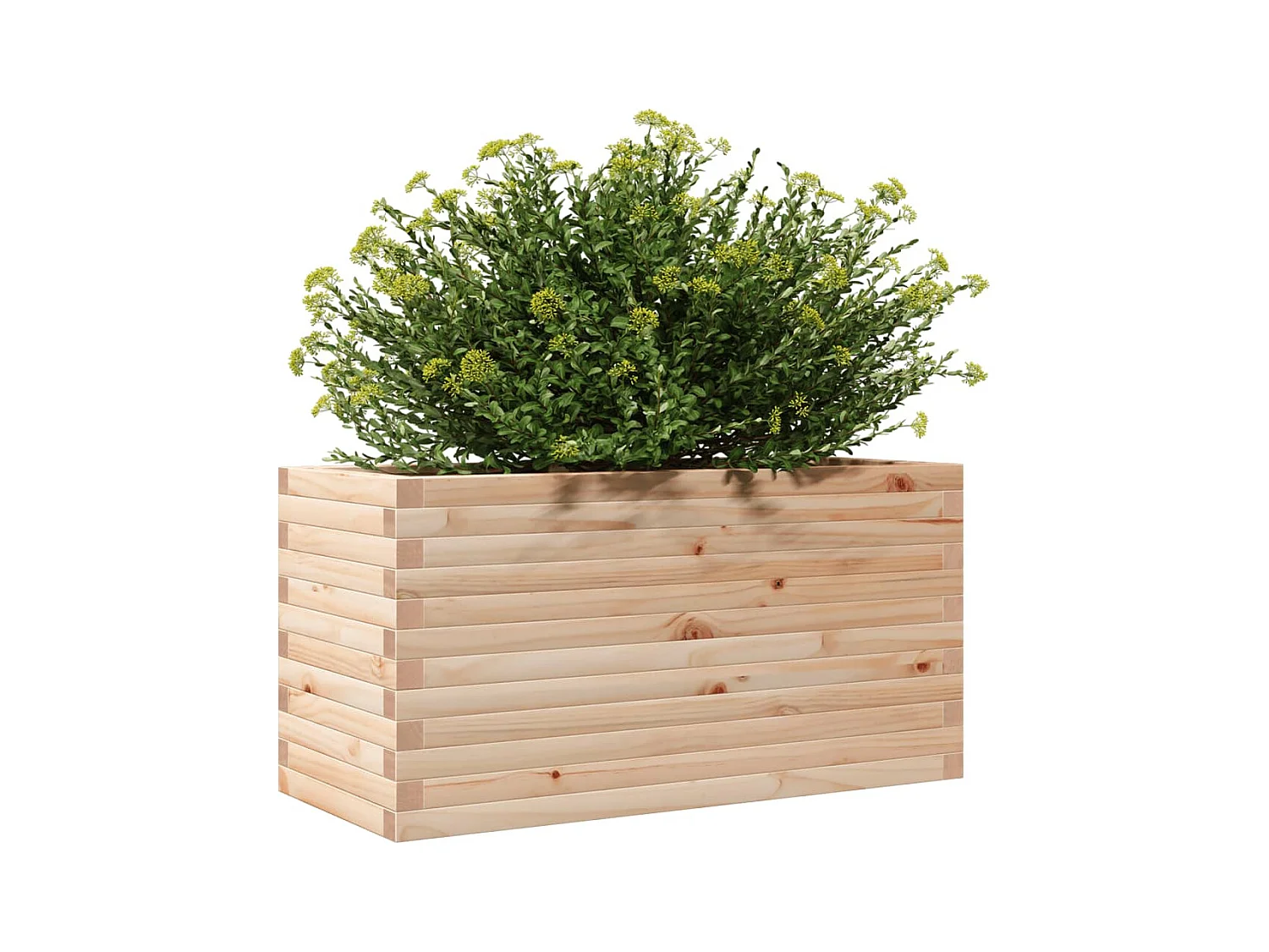 Jardinière 90x40x45,5 cm bois de pin massif FR71425