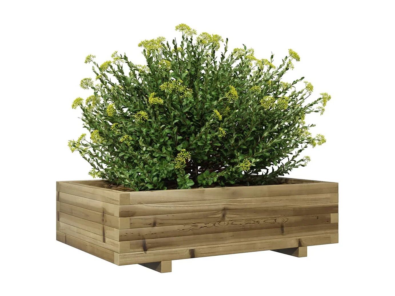 Jardinière 90x60x26,5 cm bois de pin imprégné FR89584