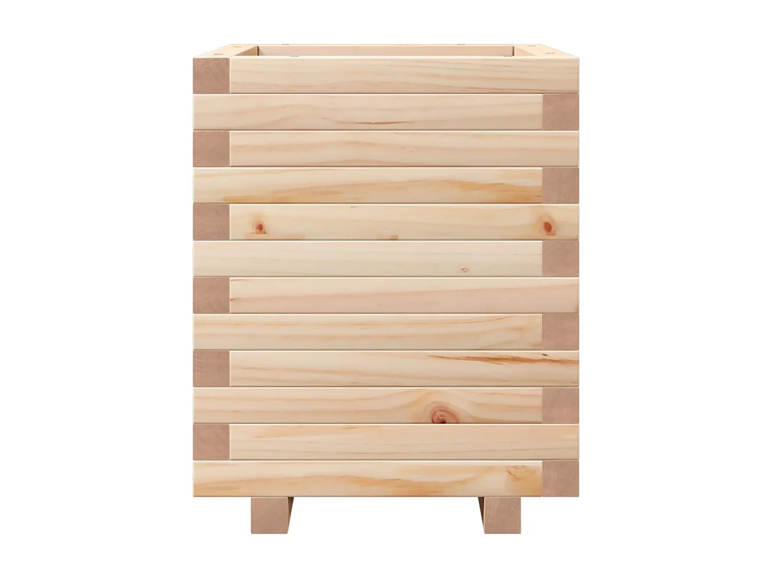 Jardinière 40x40x49,5 cm bois de pin massif FR69530