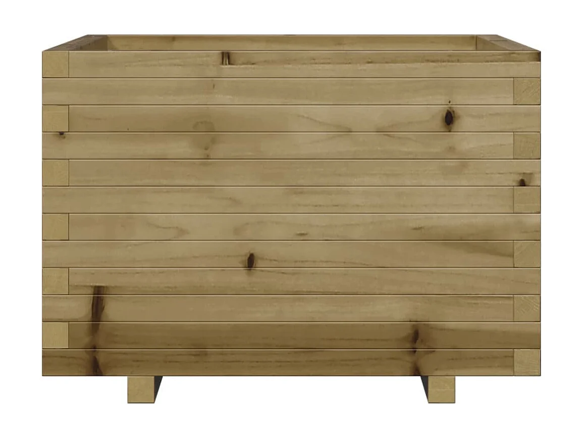 Plantenbak 70x70x49,5 cm geïmpregneerd grenenhout BE253190