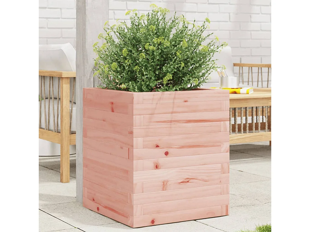Jardinière 40x40x46 cm bois massif de douglas FR26503