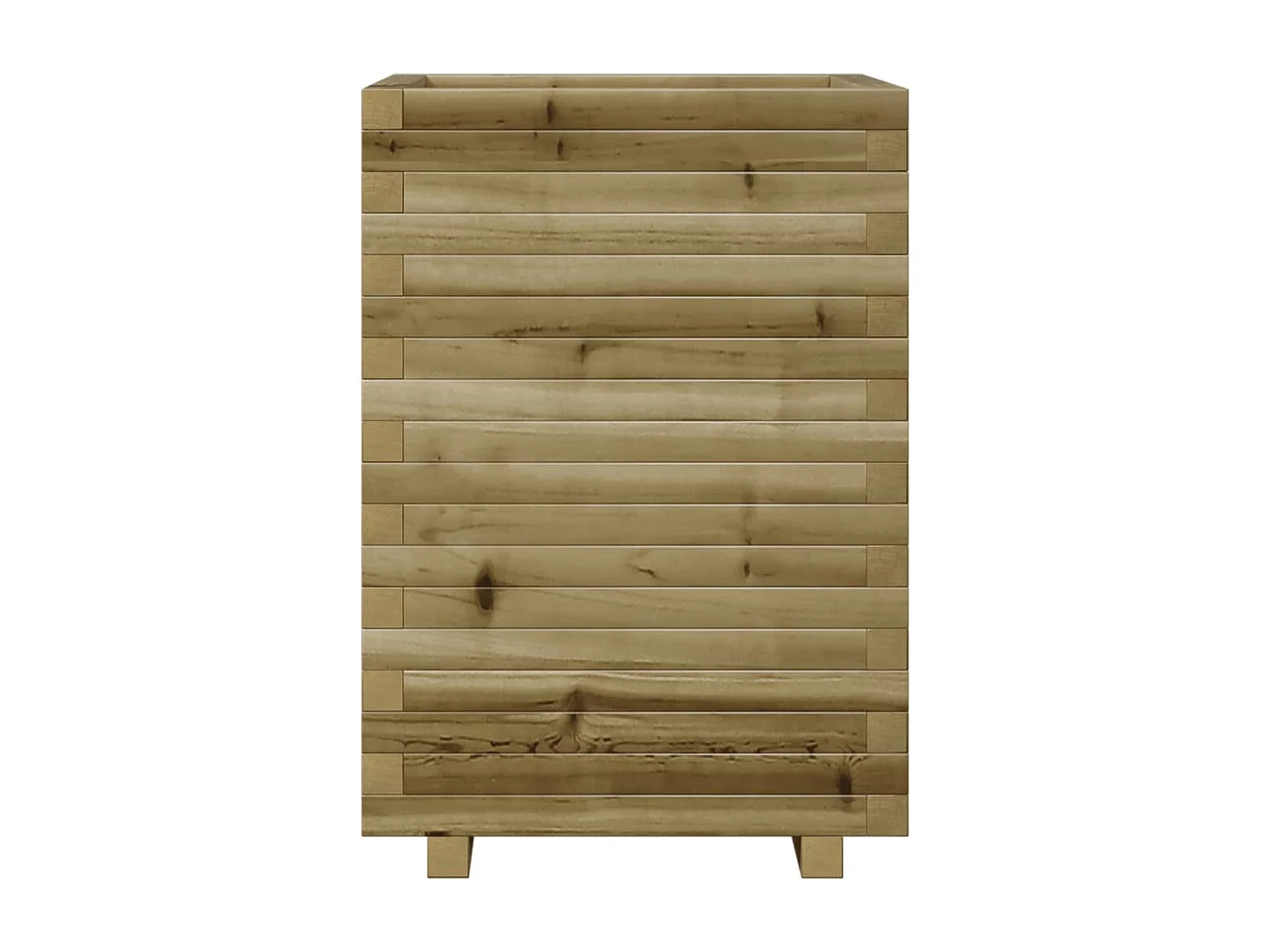 Jardinière 50x50x72 cm bois de pin imprégné FR31740