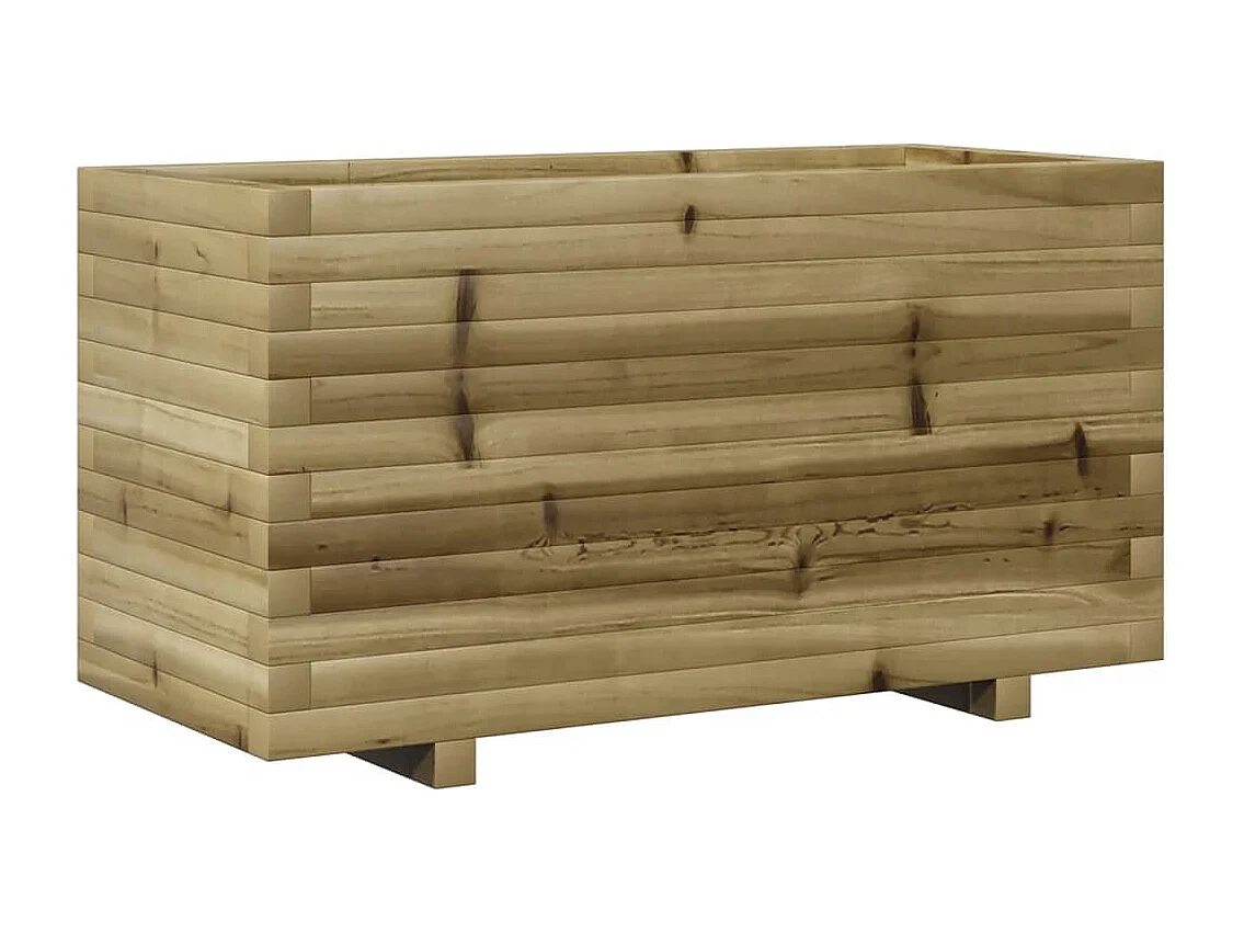 Jardinière 90x40x49,5 cm bois de pin imprégné FR87214