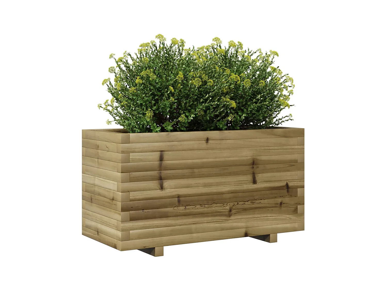 Jardinière 90x40x49,5 cm bois de pin imprégné FR87214