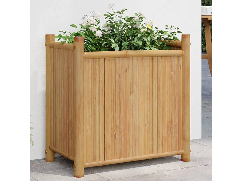 Jardinière 50x30x50 cm bambou FR21378