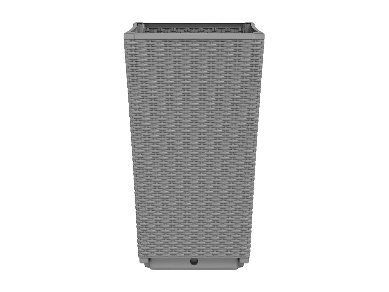 Jardinières 2 pcs gris clair 32,5x32,5x57 cm polypropylène FR41705