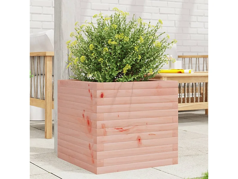 Jardinière 50x50x45,5 cm bois massif de douglas FR30773