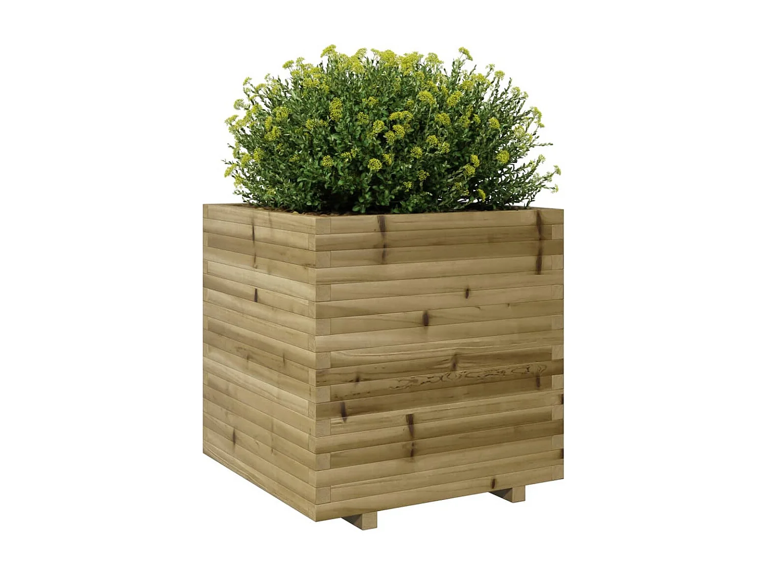 Jardinière 70x70x72,5 cm bois de pin imprégné FR48002