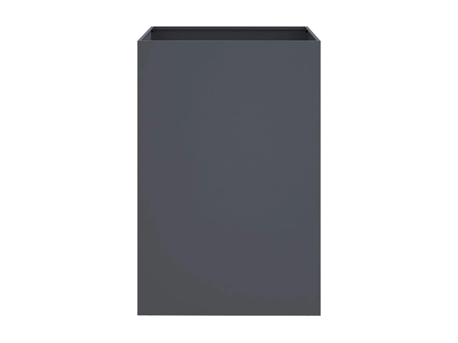 Jardinière anthracite 52x48x75 cm acier laminé à froid FR27247