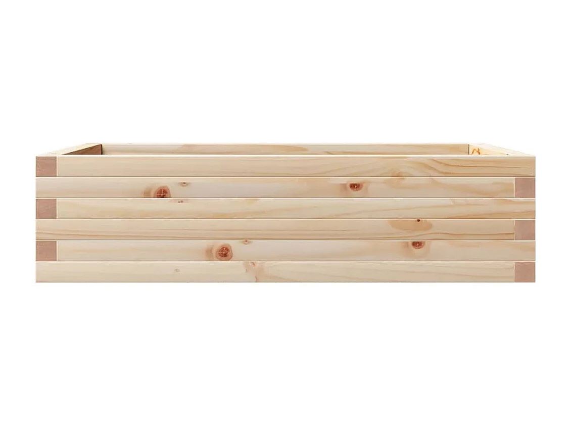 Jardinière 90x60x23 cm bois de pin massif FR95803