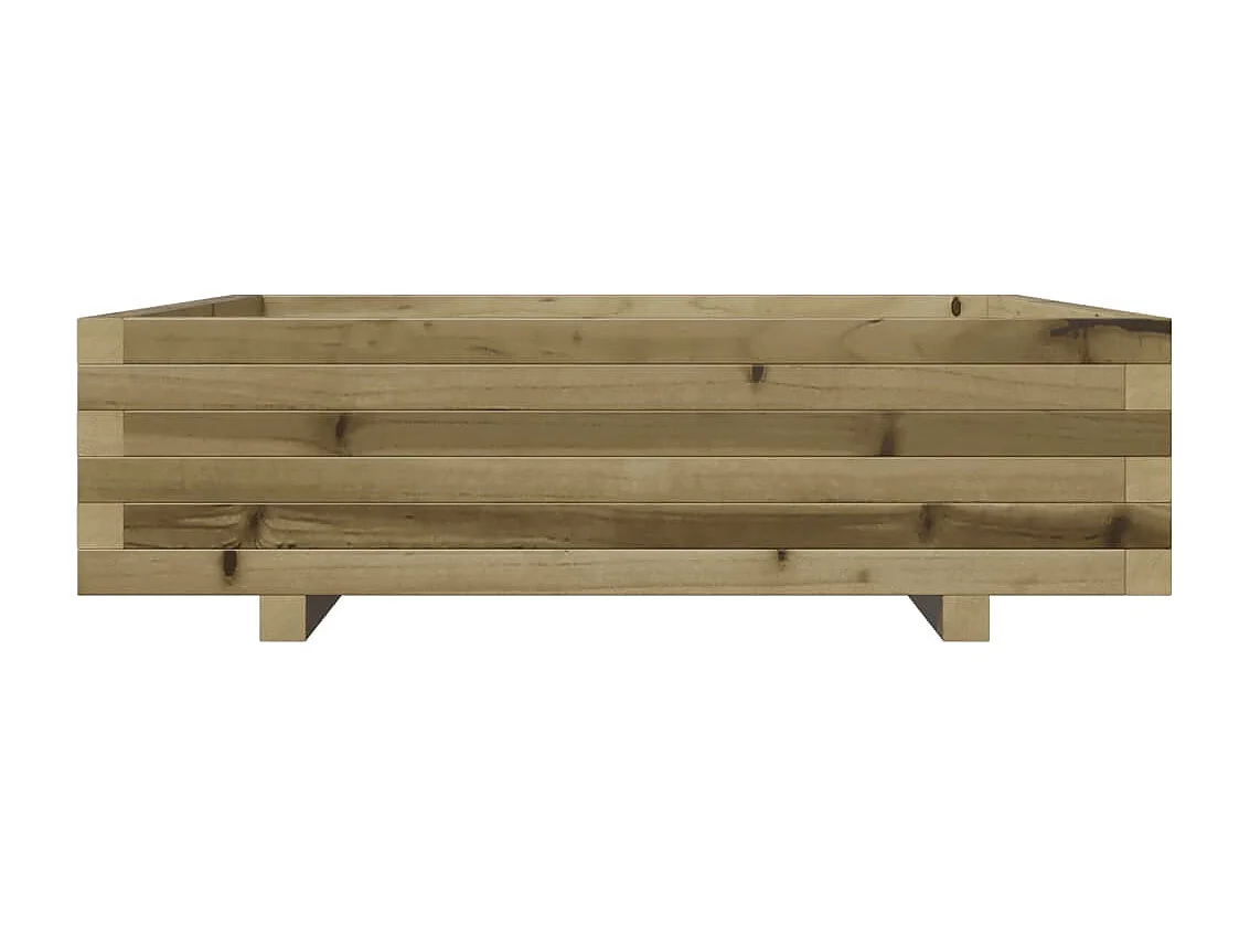 Plantenbak 90x90x26,5 cm geïmpregneerd grenenhout BE656535