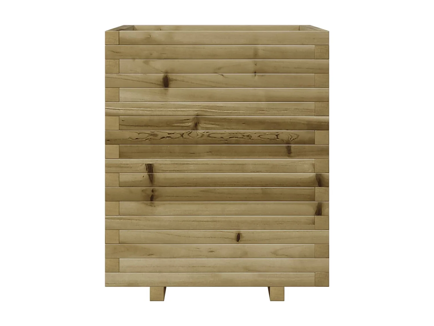 Jardinière 60x60x72 cm bois de pin imprégné FR34279