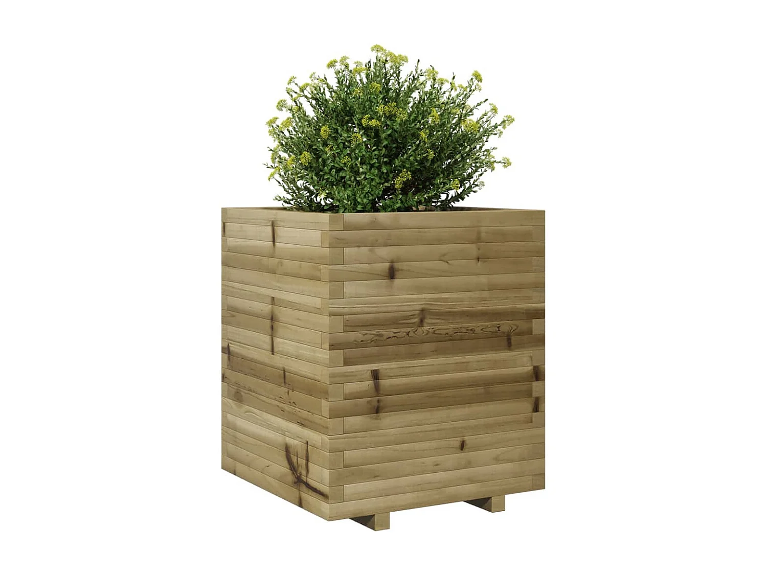 Jardinière 60x60x72 cm bois de pin imprégné FR34279