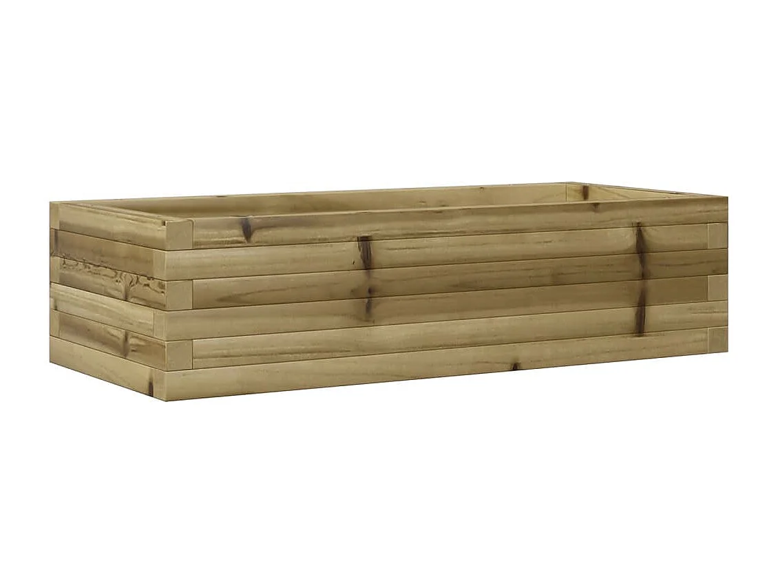 Jardinière 90x40x23 cm bois de pin imprégné FR24180