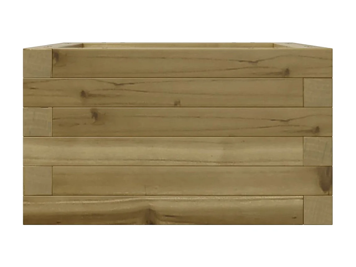 Jardinière 40x40x23 cm bois de pin imprégné FR39996