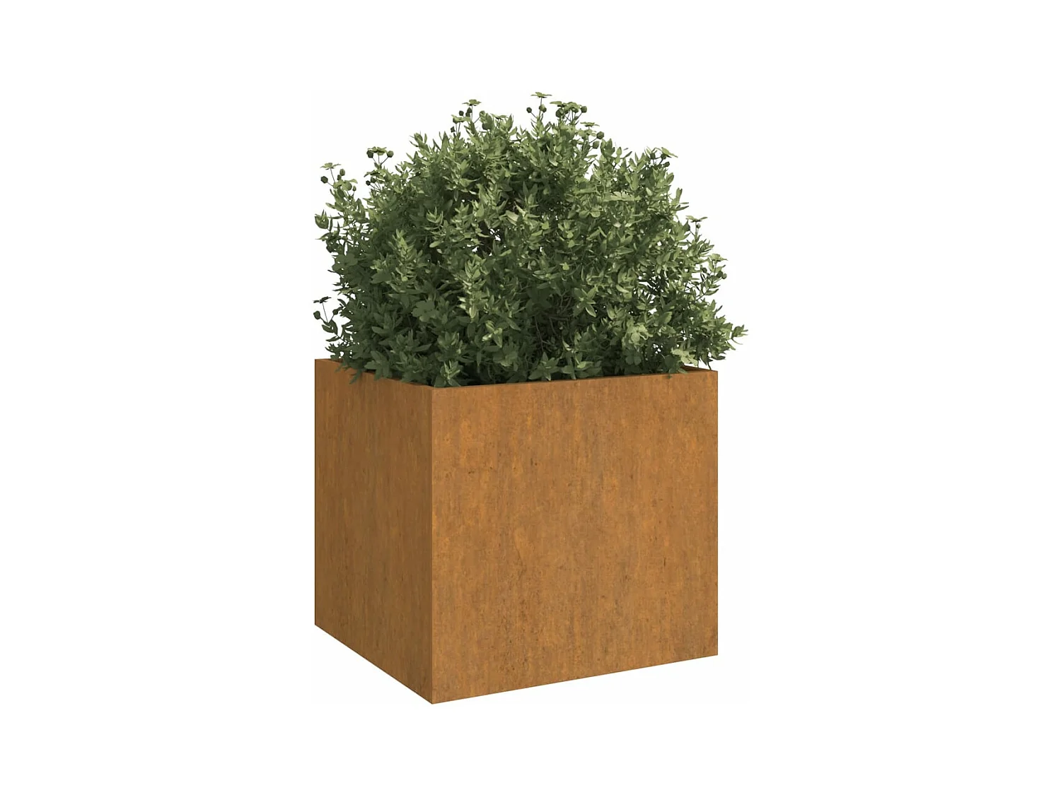 Jardinière 42x40x39 cm acier corten FR30160