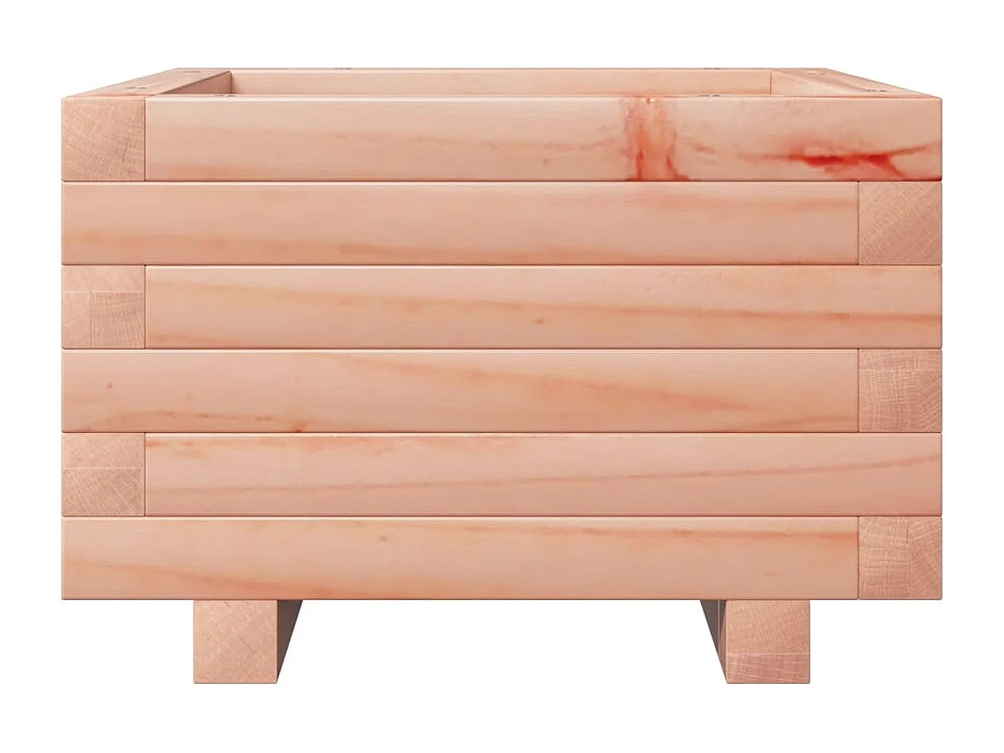 Jardinera de madera maciza Douglas 40x40x26,5 cm ES549358