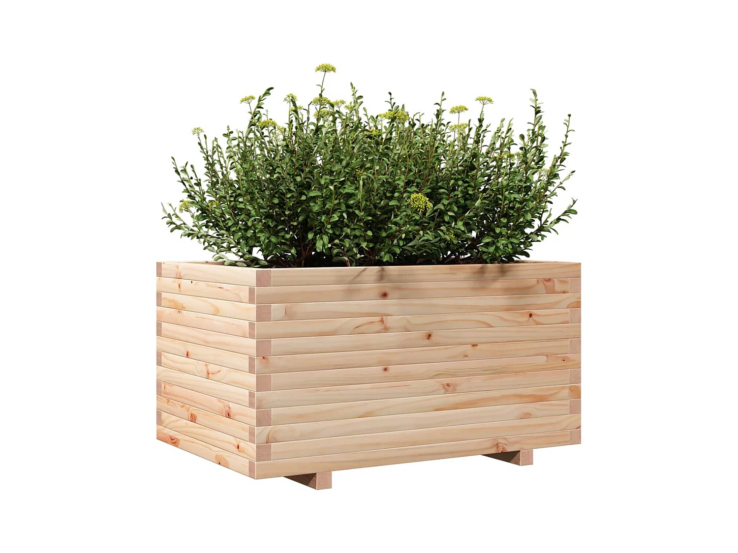 Jardinière 90x60x49,5 cm bois de pin massif FR88433