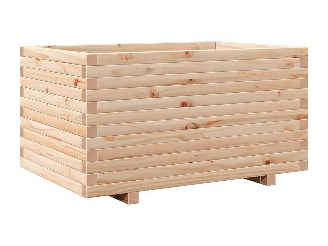 Jardinière 90x60x49,5 cm bois de pin massif FR88433