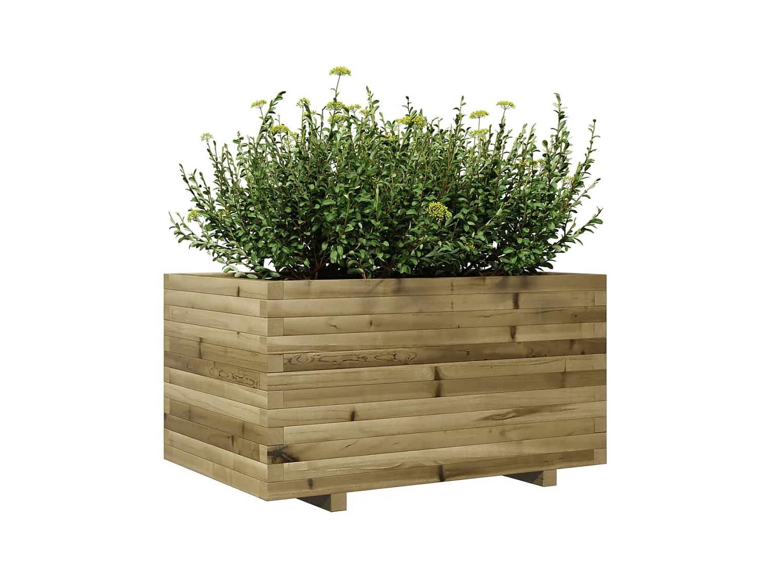Jardinière 90x60x49,5 cm bois de pin imprégné FR90409