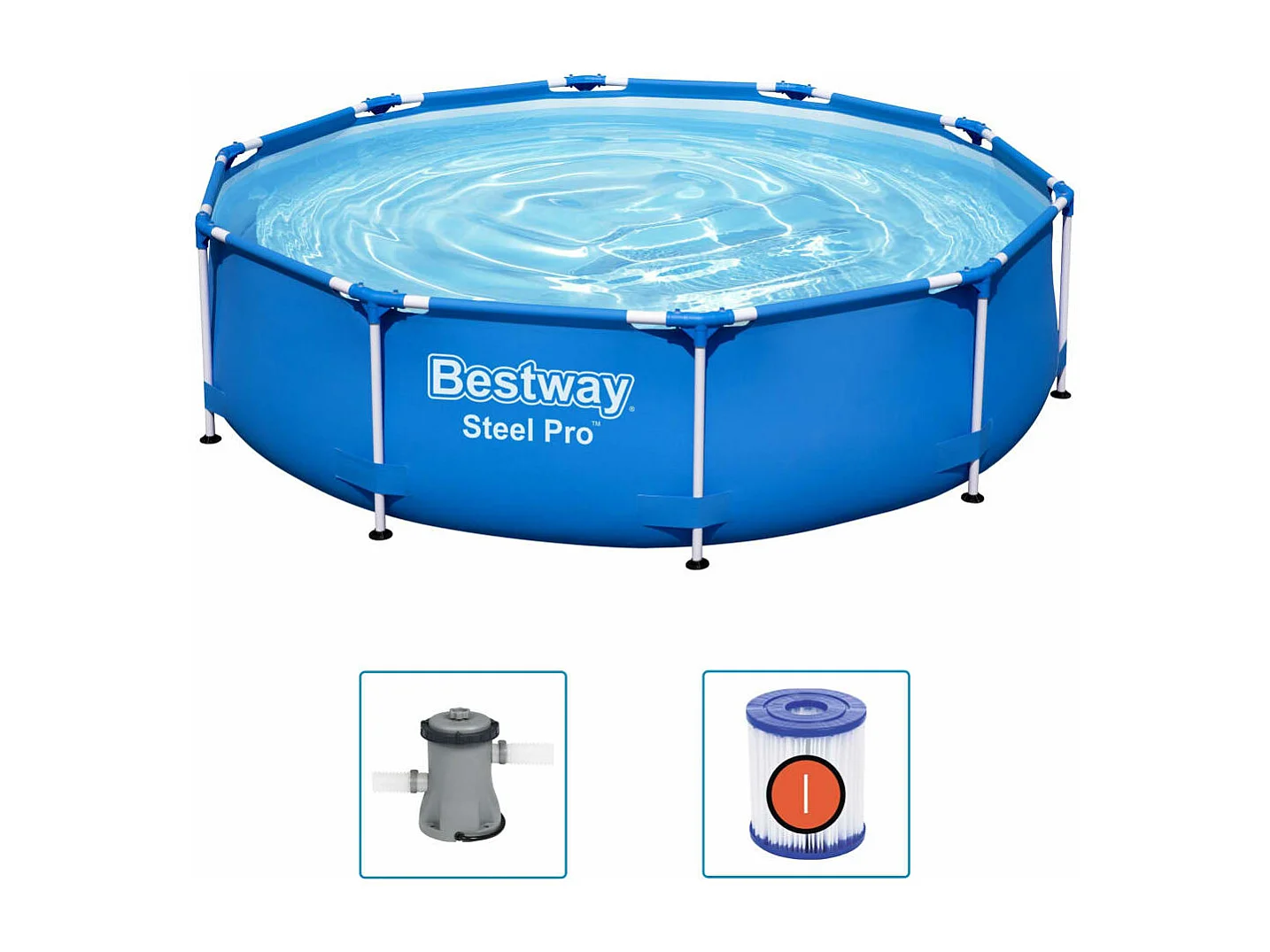 Piscine Steel Pro 305x76 cm FR230310