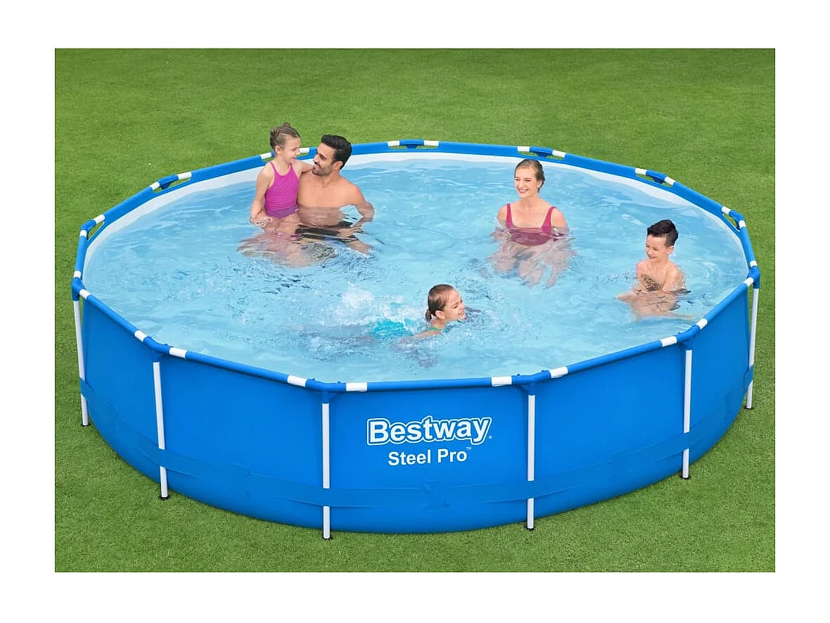 Piscine à cadre Steel Pro 396x84 cm FR421395