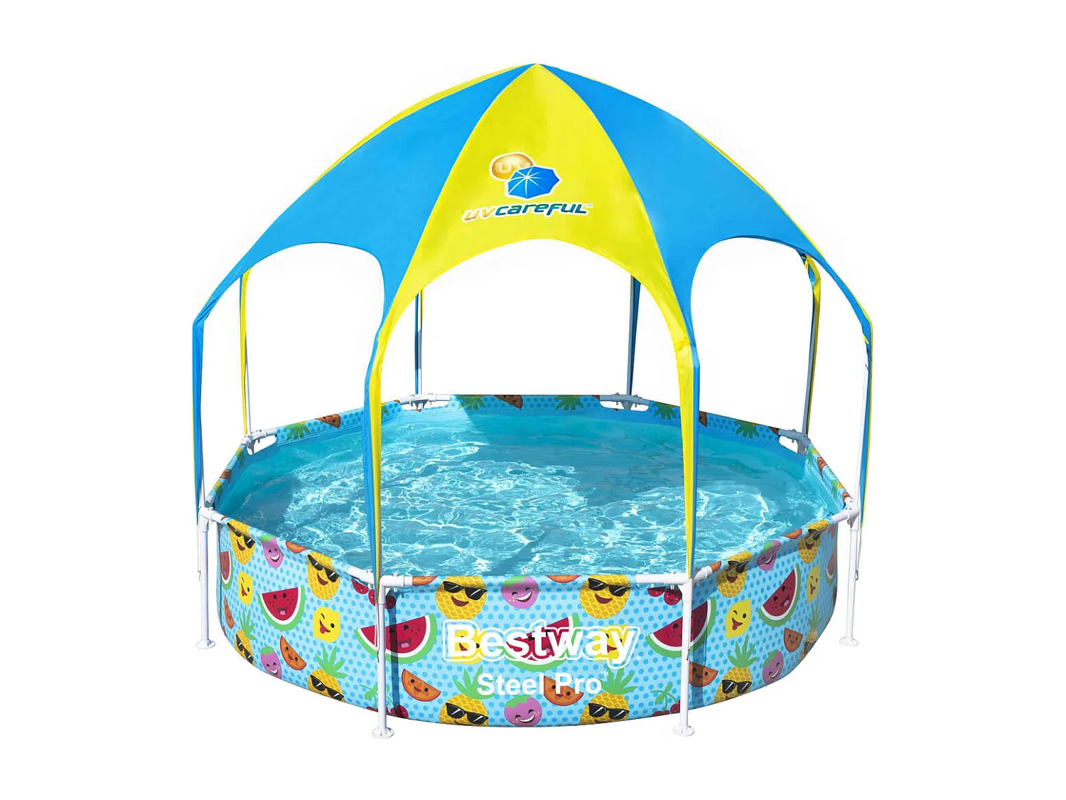 Piscine hors sol Steel Pro UV Careful pour enfants 244x51 cm FR588010