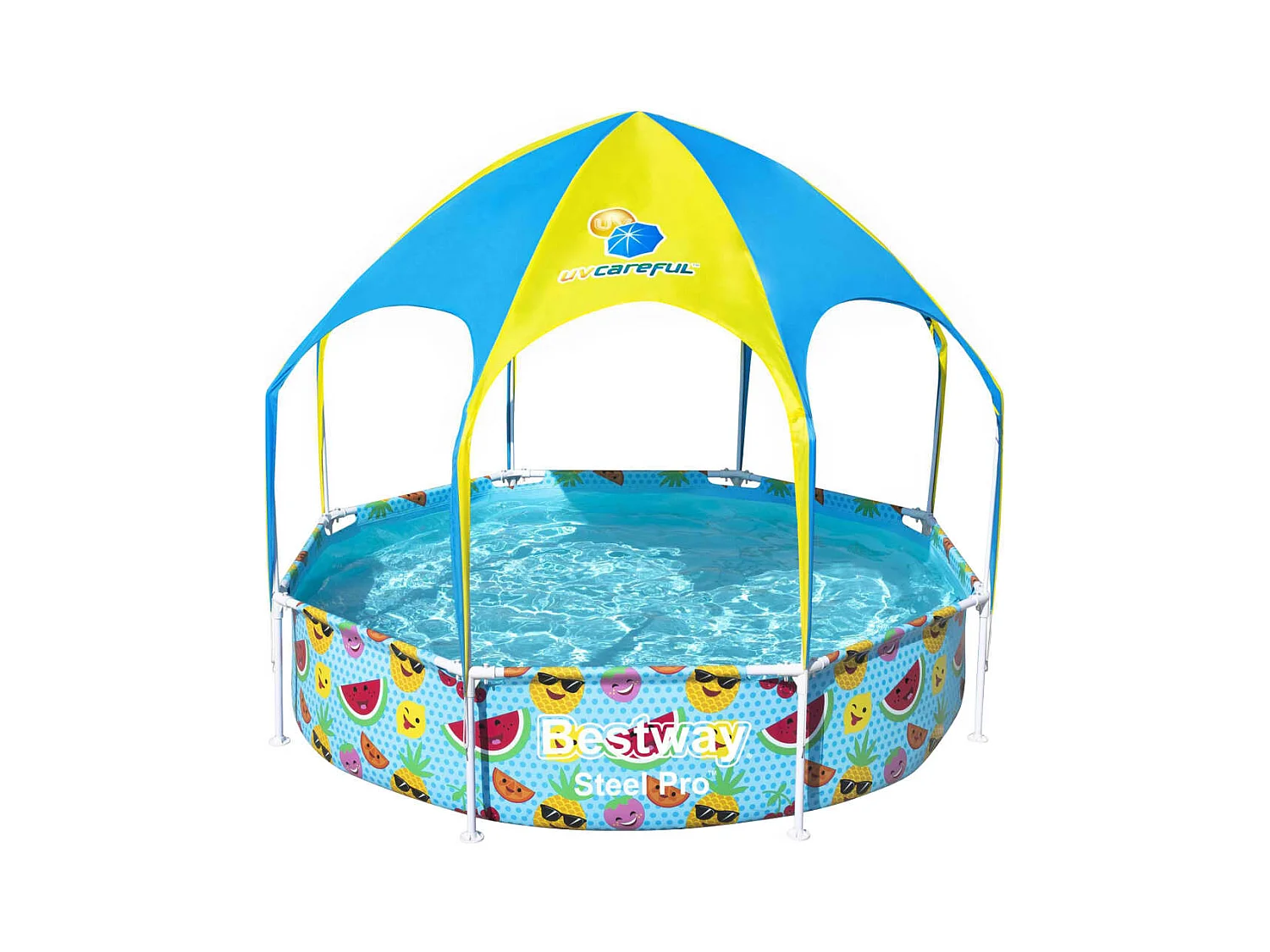 Piscine hors sol Steel Pro UV Careful pour enfants 244x51 cm FR588010