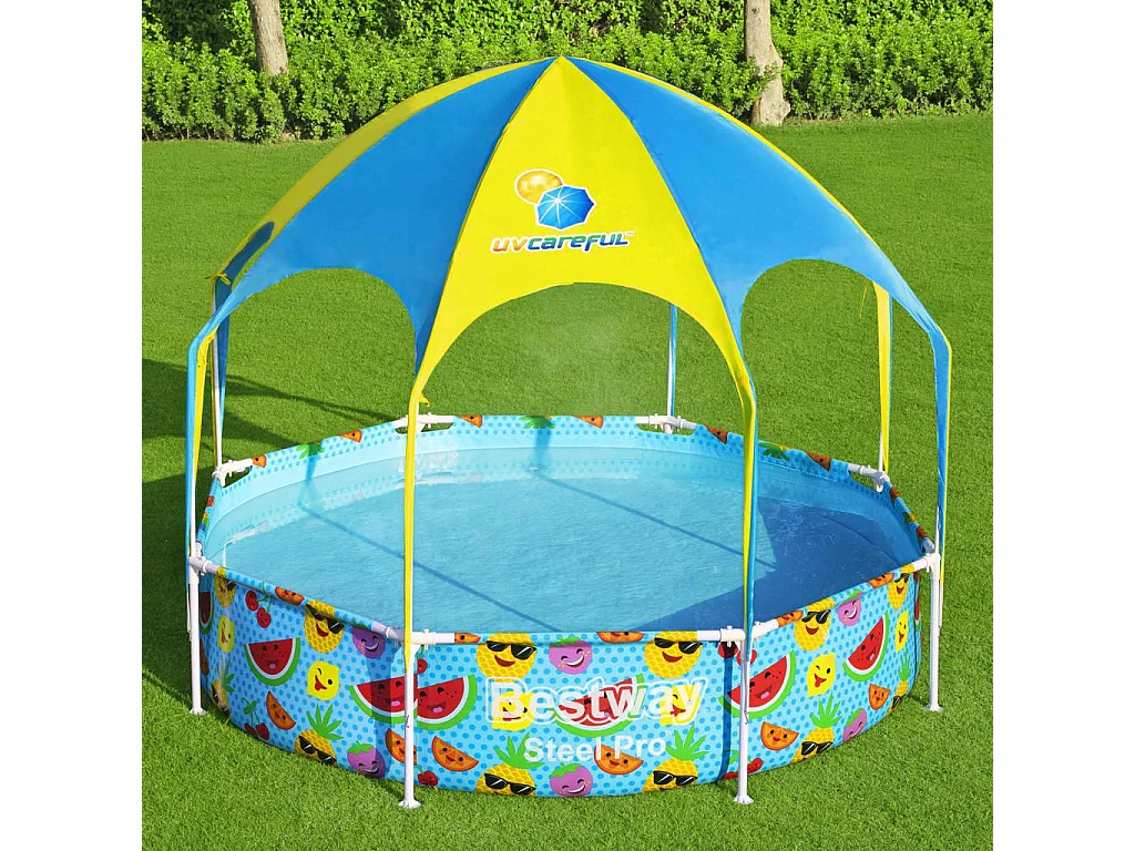 Piscine hors sol Steel Pro UV Careful pour enfants 244x51 cm FR588010
