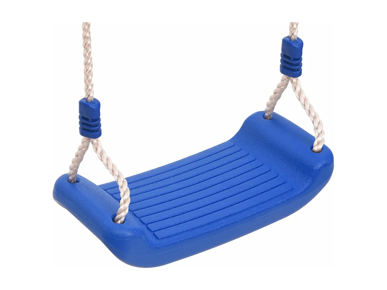 Schommelset met 2 zitjes 38x16 cm polyetheen blauw BE144137