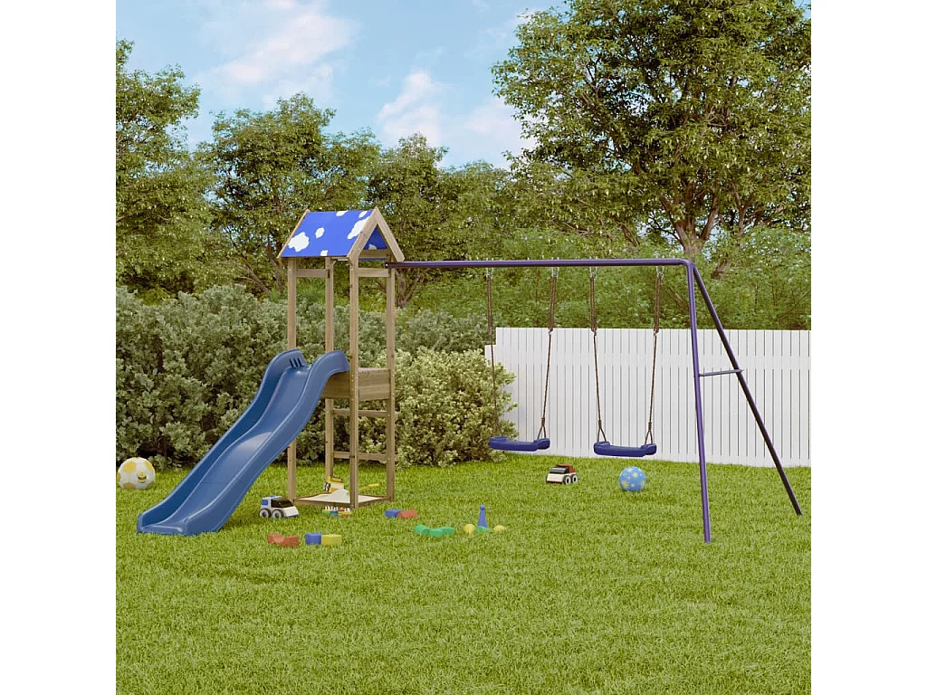 Speelhuis geïmpregneerd grenenhout BE622391