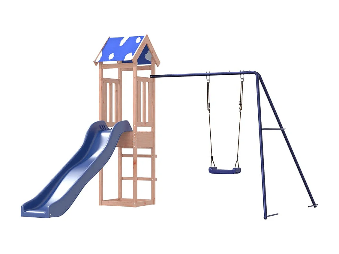 Aire de jeux d'extérieur bois massif de douglas FR77939