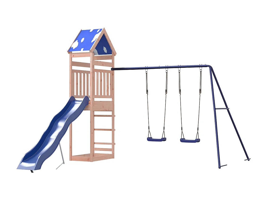 Aire de jeux d'extérieur bois massif de douglas FR25276