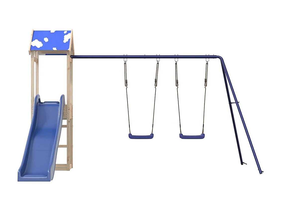 Aire de jeux d'extérieur bois de pin massif FR65820