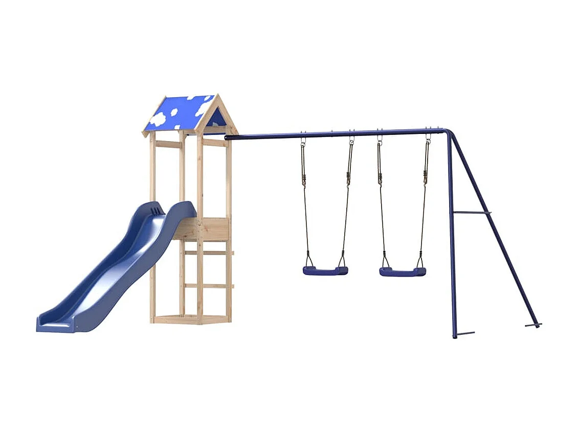 Aire de jeux d'extérieur bois de pin massif FR65820