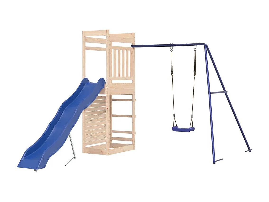 Parque infantil de exterior madera maciza de pino ES707399