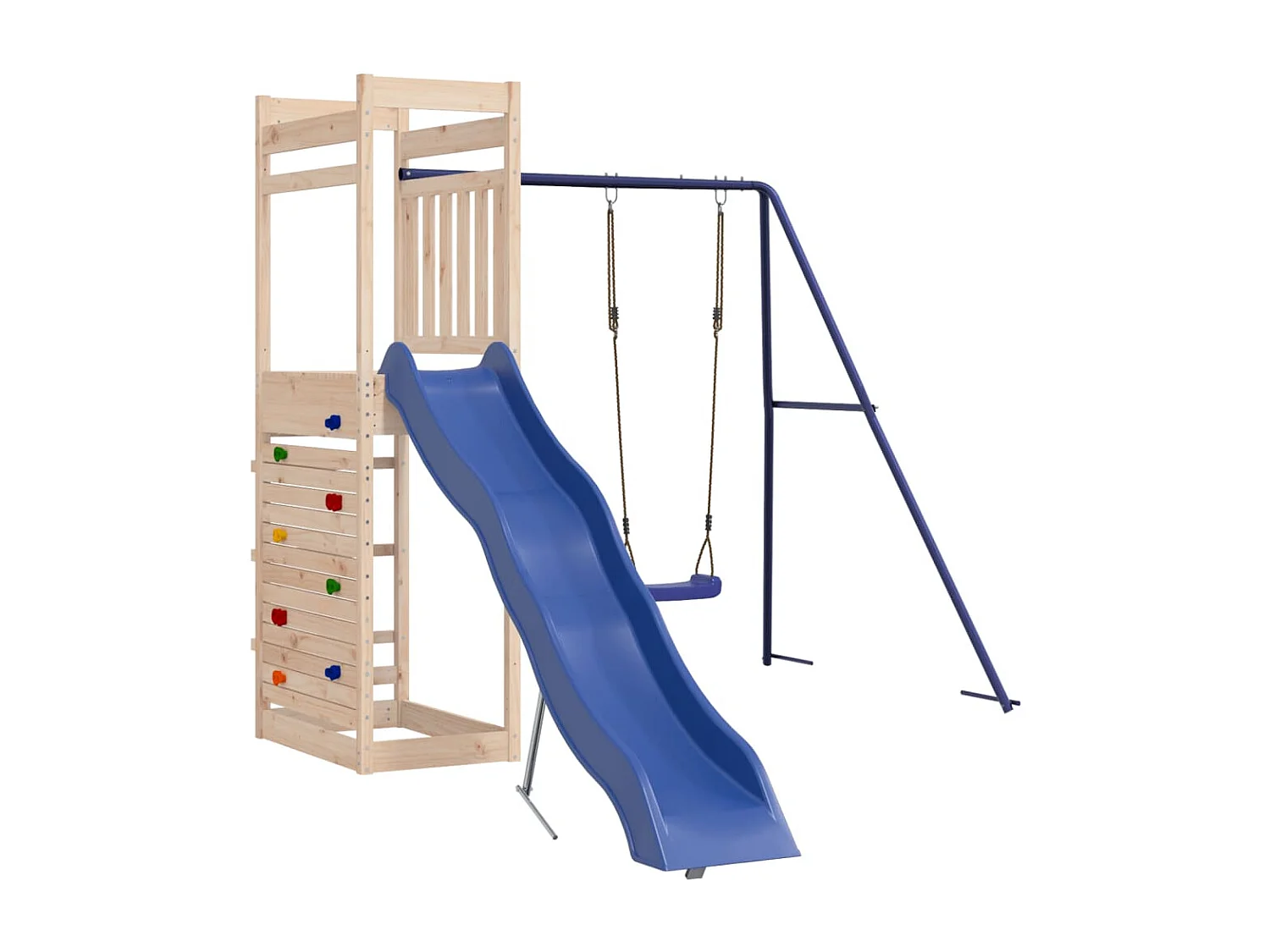 Parque infantil de exterior madera maciza de pino ES707399