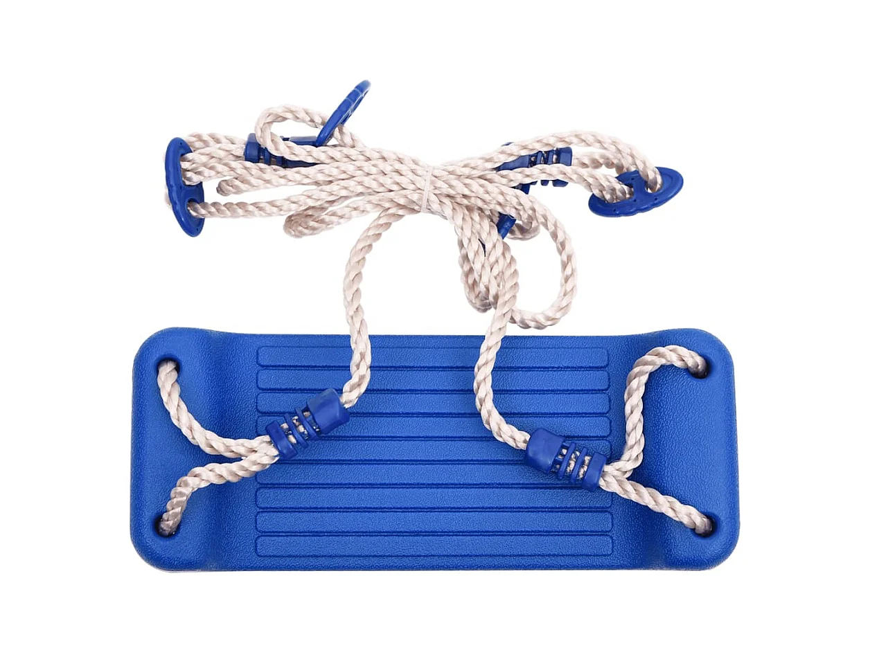 Siège de balançoire avec échelle de corde et pierres d'escalade FR514858