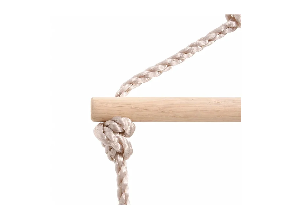 Siège de balançoire avec échelle de corde et pierres d'escalade FR514858