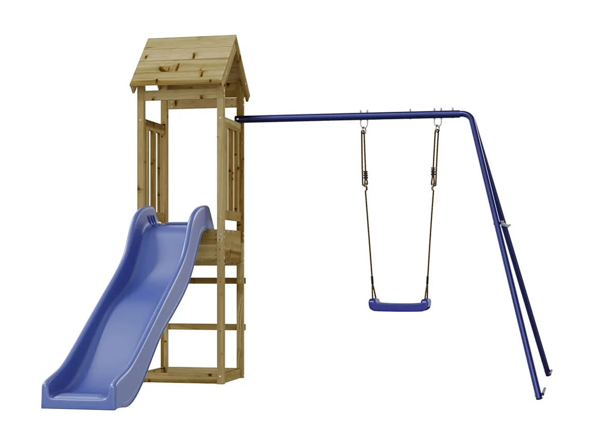 Aire de jeux d'extérieur bois de pin imprégné FR69993